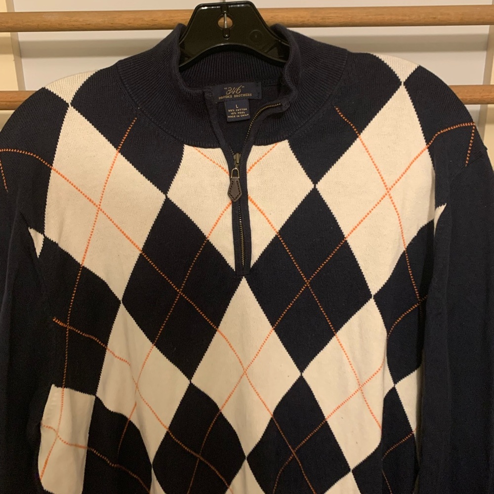 Brooks Brother 346 L halfzip